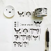 【右手超人】Hair Story／紙膠帶