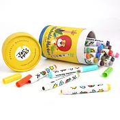 JarMelo 創意美學幼兒圓頭可水洗彩色筆24色