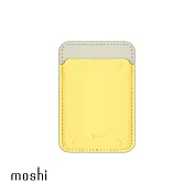 Moshi Magnetic Slim Wallet 磁吸卡套 (兼容MagSafe) 奶油黃