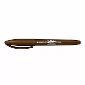【HIGHTIDE】Penco Glider Color 水性原子筆0.8mm ‧ 咖啡色