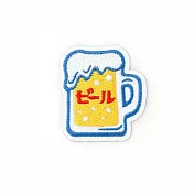 【HIGHTIDE】日本復古造型刺繡貼紙 ‧ 啤酒