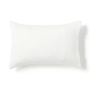 【MUJI 無印良品】【限定】豐基人絹枕套/43/白色