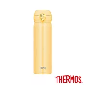 【THERMOS膳魔師】不鏽鋼超輕量彈蓋真空保溫瓶500ml(JNL-506-CRY) 黃色