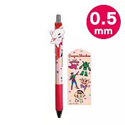 【日本正版授權】蠟筆小新 自動鉛筆 0.5mm 自動筆 - 紅色款