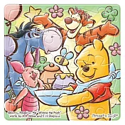 Winnie The Pooh小熊維尼(1)拼圖磁鐵16片(方)