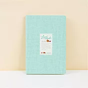 KOKUYO Little Woods-8mm硬殼筆記本100頁- 森林綠