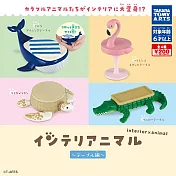 【日本正版授權】全套4款 居家動物擺飾 桌子篇 扭蛋/轉蛋 動物造型椅/動物模型 078910