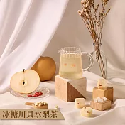 蜜思朵｜冰糖川貝水梨茶x1罐(17gx12入/罐) 茶磚 水梨汁 黑糖磚