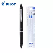 (買筆送芯)PILOT 限量按鍵魔擦筆 ZONE 0.5  霧黑
