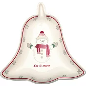 GREENGATE / Abella xmas white 鈴鐺造型盤 14.2cm