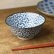 【日本Yamani】美濃燒｜日式和青 陶瓷餐碗500ml ‧ 龜甲
