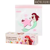 【HOUSUXI 舒希】迪士尼系列-雙夾鏈保鮮袋 -小美人魚