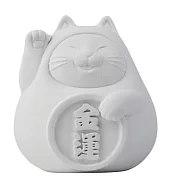 【泥研製所】胖胖金運招財貓(大)8cm 純淨白 純淨白