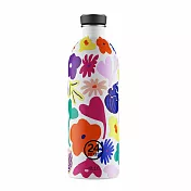 義大利 24Bottles 輕量冷水瓶 1000ml - 花雨漫舞