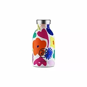 義大利 24Bottles 不鏽鋼雙層保溫瓶 330ml - 花雨漫舞