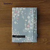 leewu 京都季彩‧A5 筆袋式 書衣｜ 星梅鉢紋