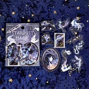 【日本BGM】散裝PET貼紙包30入 ‧ 魔幻星塵-海王星