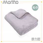【MORINO摩力諾】超吸水舒柔蓬鬆加長毛巾(35X80cm) 櫻花粉