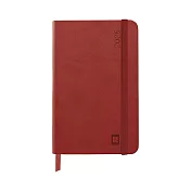 【Rhodia|2025 Planner】2025 手帳 A6_週曆橫排_象牙色 _160頁_90g_硬皮_彈性束帶_ 胭脂紅