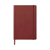 【Rhodia|2025 Planner】2025 手帳 A5_週曆橫排_象牙色 _160頁_90g_硬皮_彈性束帶_ 胭脂紅