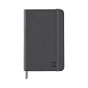 【Rhodia|2025 Planner】2025 手帳 A6_週曆直排_象牙色 _160頁_90g_硬皮_彈性束帶_ 鈦色