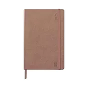 【Rhodia｜2025 Planner】2025 手帳  A5_週曆直排_象牙色 _160頁_90g_硬皮_彈性束帶_ 玫瑰木紅