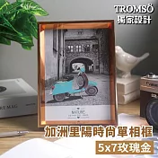 TROMSO加洲里陽時尚單相框-5x7 玫瑰金