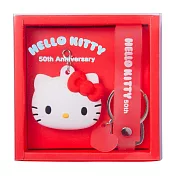 Hello Kitty 50周年造型悠遊卡 紅【受託代銷】