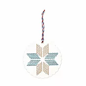 日本HIGHTIDE 文林堂 活版印刷裝飾卡片 ‧ 北歐風/棕色x湖水綠