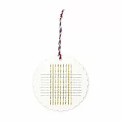 日本HIGHTIDE 文林堂 活版印刷裝飾卡片 ‧ 十字/金色x銀色