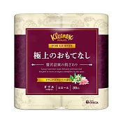 日本Kleenex極致奢華印花捲筒衛生紙4捲/袋