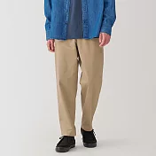 【MUJI 無印良品】男綾織舒適長褲 XL 深米