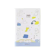 MIDORI POCKET DIARY 2025手帳迷你(月間)- 小狗