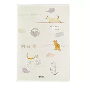 MIDORI POCKET DIARY 2025手帳(月單週)B6- 小貓