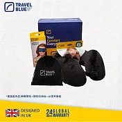 【Travel Blue 藍旅】 頸枕舒適禮盒 高階慢回彈記憶棉 機場免稅同款 U型枕 護頸枕 旅行頸枕 保固24月 黑色禮盒
