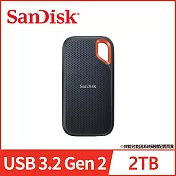 SanDisk E61 2TB 行動固態硬碟 公司貨 黑色