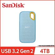 SanDisk E61 4TB 行動固態硬碟 公司貨 天藍