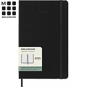 MOLESKINE 2025橫式週記手帳12M- L型黑