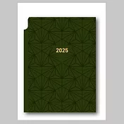 樂彩森林 2025年行事曆_金縷窗花-酪梨綠