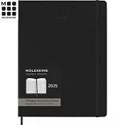 MOLESKINE 2025 Pro直式週記12M 硬殼-XL黑