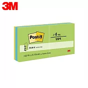 3M R330-6AU 利貼可再貼抽取式便條紙6入/包