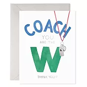 【 E.Frances 】Coach W Greeting Card 萬用卡 #SP553