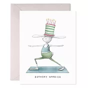 【 E.Frances 】Birthday Warrior Greeting Card 生日卡 #BD308