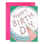 【 E.Frances 】Cake Slice Greeting Card 生日卡 #BD312