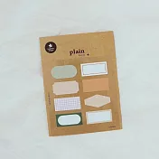 【韓國suatelier】plain系列手帳貼紙(2張入) ‧ plain.59