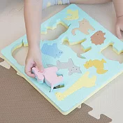 【Pato Pato】配對拼圖 - 動物園(顏色隨機)