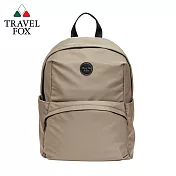 【TRAVEL FOX 旅狐】輕巧時尚防水女後揹包 (TB831-18) 卡其色
