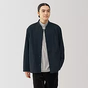 【MUJI 無印良品】男雙面起毛法蘭絨襯衫式外套 XL 黑色