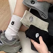 JDS.SOCKS  可愛狗狗塗鴉中筒襪   * 四入組