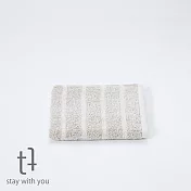 【日本TT毛巾】日本製100%有機純棉毛巾-多色任選 (雲霧條紋棕)